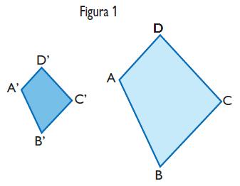 Un método es manipular las figuras de tal forma que se pueda comprobar la correspondencia entre los vértices, tal como se indica a continuación: En general, dos polígonos son semejante ssi existe una