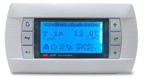 - Conexión MODBUS para comunicarse y modificar los parámetros del termostato (La comunicación no se extiende al resto de la máquina, como las alarmas o estados de funcionamiento).