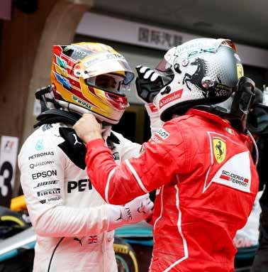 STANDING 2017 PILOTOS 1º Vettel 43 =