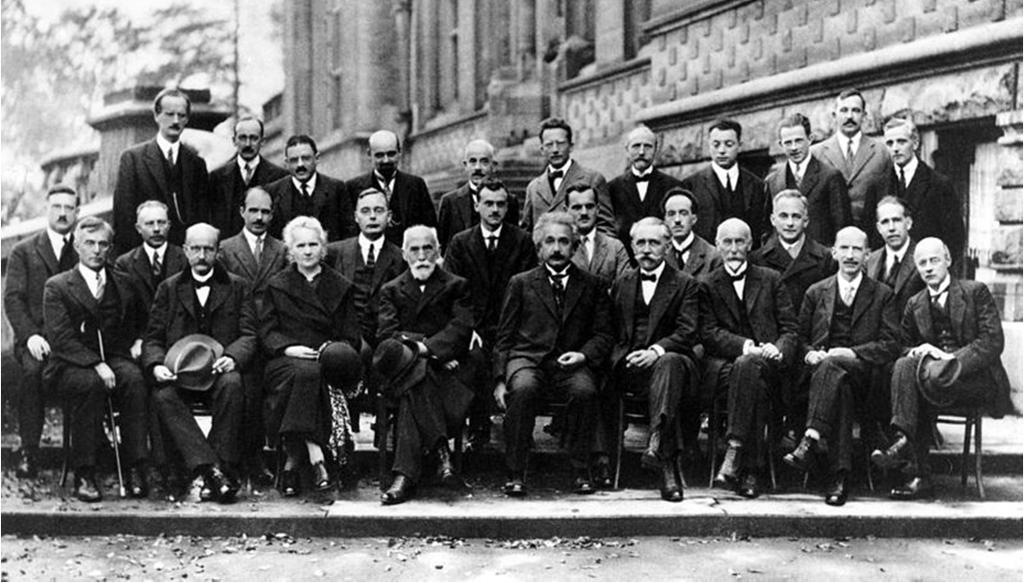 Pauli, Max von Laue, Freeman Dyson, David Hilbert, Wilhelm Wien, Satyendra Nath Bose, Arnold Sommerfeld, y otros.