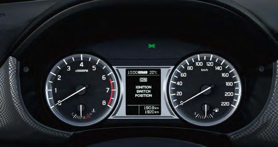 Este proporciona al conductor múltiple información: temperatura exterior, consumo de combustible, autonomía, modo de conducción