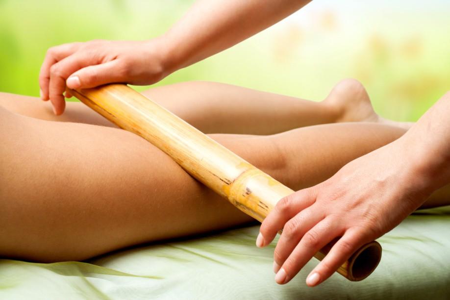 MASAJE CON BAMBÚ El masaje con bambú es una técnica de masaje tradicional en diferentes culturas aplicada recientemente en SPA.