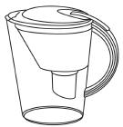 Vista Filtered Water Pitcher Components & Features Lid Filter Cartridge Reservoir Pitcher PARTS & HARDWARE INCLUDED Vista Pitcher with Reservoir One (1) Great Taste Universal