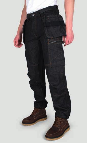P15 Pantalones de trabajo hechos de Cordura denim para un look de