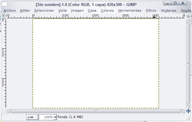 Selector de color (por defecto es blanco). Aquí se puede añadir un comentario al archivo de la imagen.