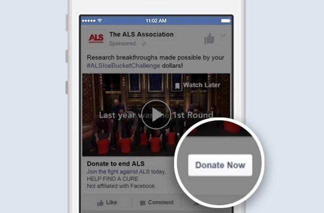 Ahora también puedes donar Facebook lanzó el botón Dona Ahora, una opción para que las organizaciones sin fines de lucro puedan añadir un llamado a la