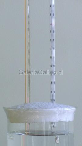 Distintos factores influyen en la lectura del termómetro, de forma que distintos materiales de fabricación determinan distintos largos de la columna líquida para una temperatura dada.