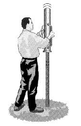 2 POSTES INTERMEDIOS: UBICACIÓN Y CLAVADO Los postes de acero Facón son muy fáciles de instalar ya que los mismos van clavados en el terreno, por lo cual no es necesario cavar hoyos ni apisonar la