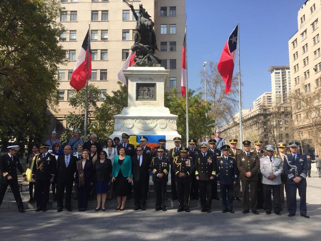 Centroamérica celebra en Chile 196 aniversario de Independencia Patria Chile.