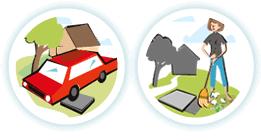 En tu casa evite el estacionamiento de vehículos o colocar