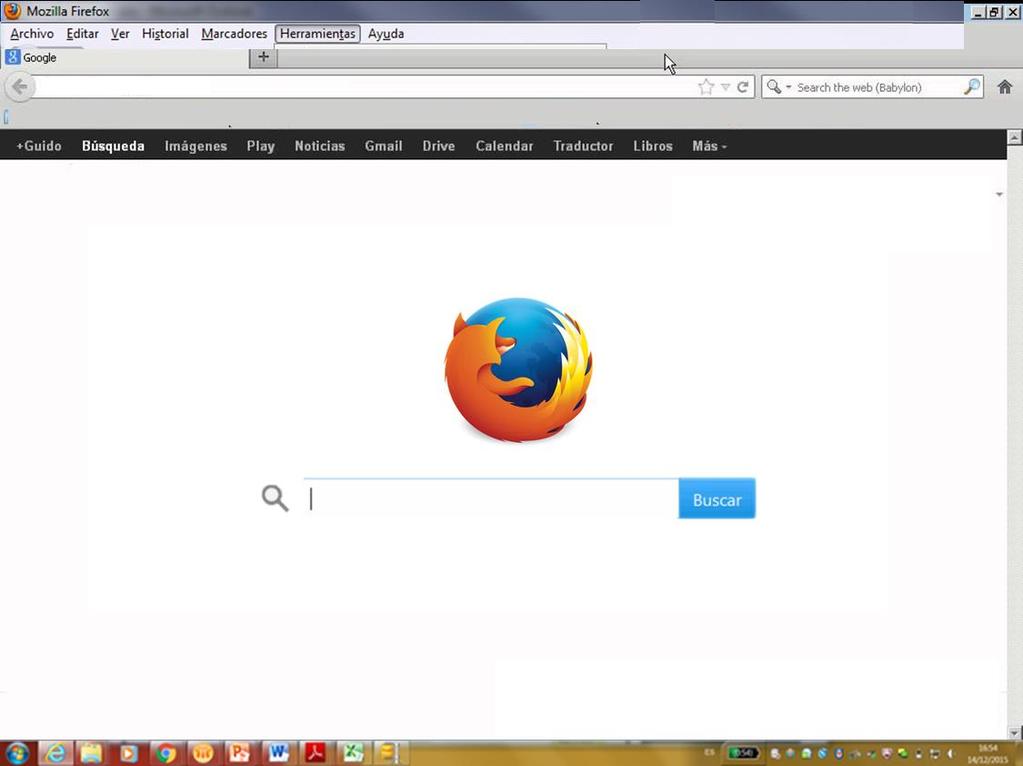 Mozilla Firefox 1 Abrimos nuestro navegador