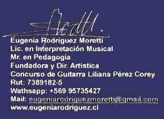 conferencistas, expositores y concertistas, provenientes de las escuelas, academias, universidades e institutos de todo Chile.