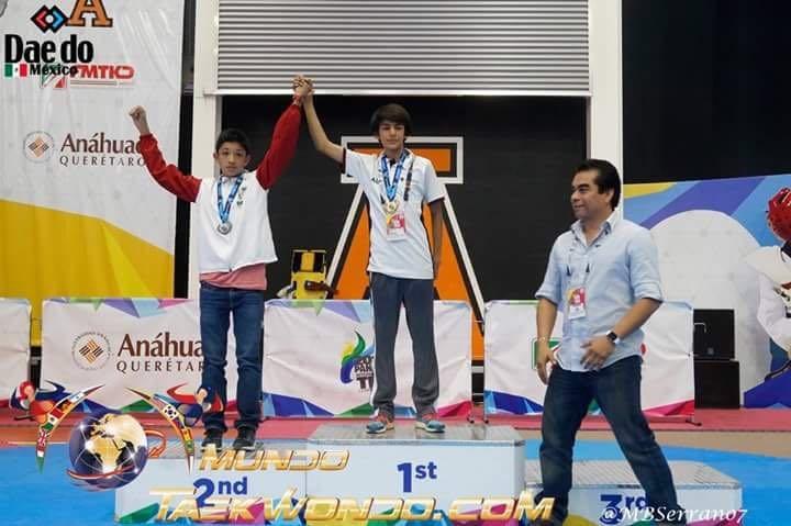 El alumno Juan Fernando Nieto Torres de 1º de secundaria participó en el Torneo Open Panamericano de Tae Kwon Do que se desarrolló en la ciudad de