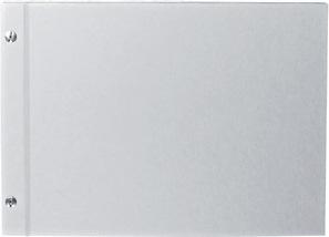 590.001 Album para decorar DIN A5 Blanco 25 hojas de 190g/m2 Incluye tornillos de 0.96 cm. 590.
