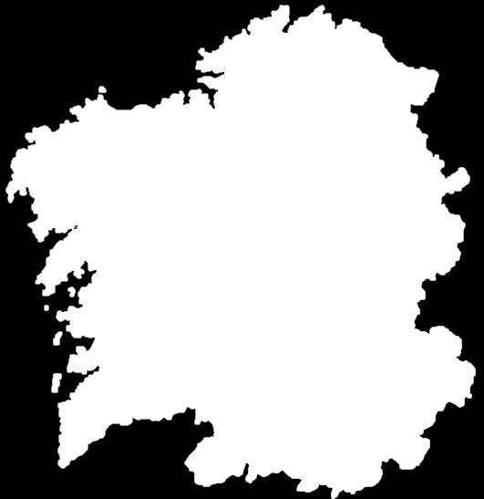 No seguinte mapa están representados os espazos naturais protexidos denominados como Parque natural e o Parque nacional de Galicia.