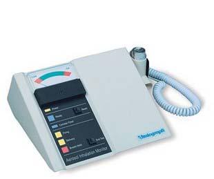 Vitalograph s Aerosol Inhalation Monitor Es un entrenador electrónico, para pmdi y IPS que mide la tasa de flujo inspiratorio del paciente y monitorea