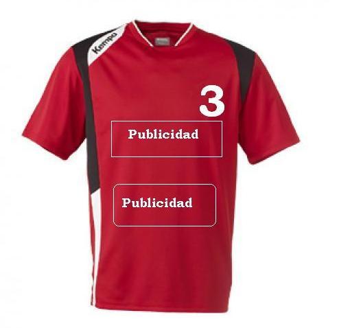 FORMAS DE PATROCINIO. 1. Publicidad en Camisetas: Estampación en la camiseta del equip desead nmbre del patrcinadr.