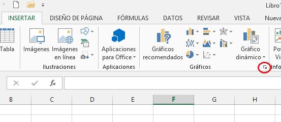 A partir de datos previamente seleccionados en una hoja de cálculo, Excel 2013 puede crear gráficos en la misma hoja de cálculo o en una hoja especial, que contiene exclusivamente el grafico.