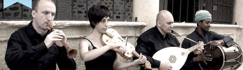 Cuarteto Medieval Musicantes Fundamentos: Nos proponemos difundir y promover la música medieval y las leyendas medievales al unir el milenario arte de los títeres, la narración oral y la música