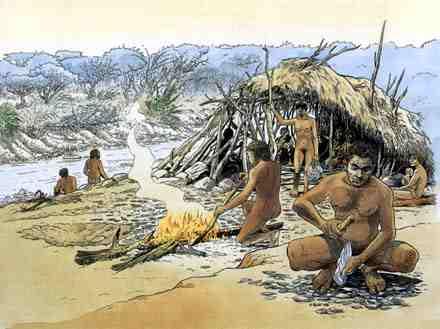 Alrededor de 12000 años atrás: Revolución Neolítica (Revolución Agrícola): Primer cambio verificable hacia la agricultura.