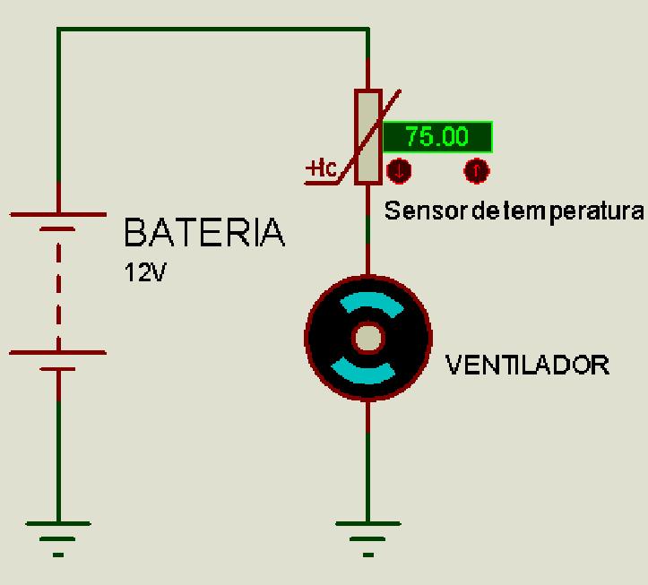 Control de temperatura Para el control de la temperatura se utilizó una pera termostática que fue situada en el radiador