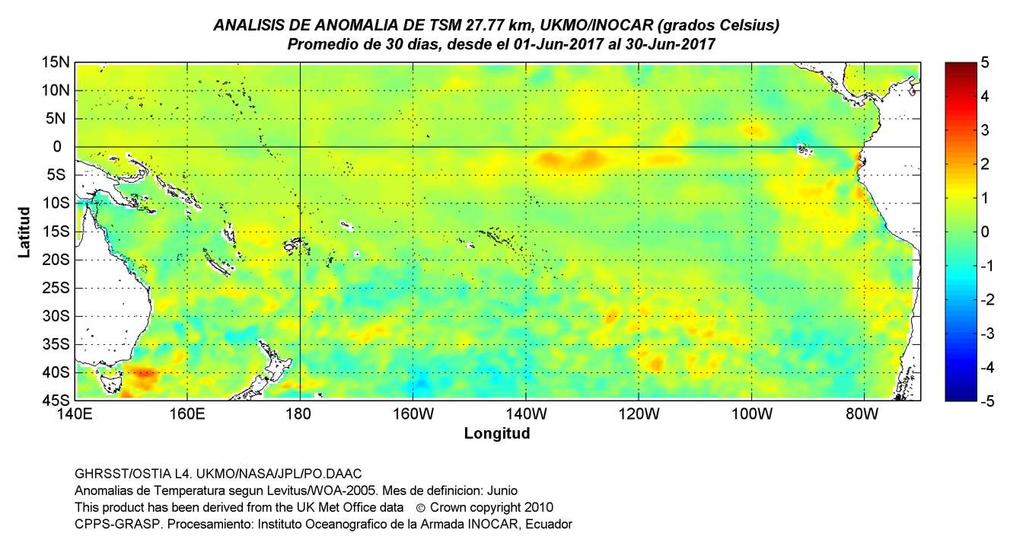 Figura 9,- Precipitaciones mensuales en las estaciones costeras de Colombia, Ecuador, Perú y Chile, La ubicación de las estaciones se muestra en la Figura 1, (Fuentes: DIMAR/CCCP, INOCAR, INAMHI, DHN
