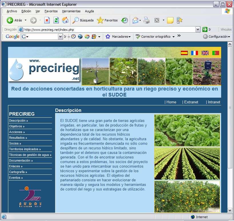Proyecto PRECIRIEG http://www.precirieg.