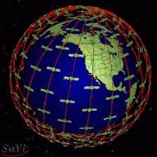 Órbitas LEO polares Los satélites en órbita LEO