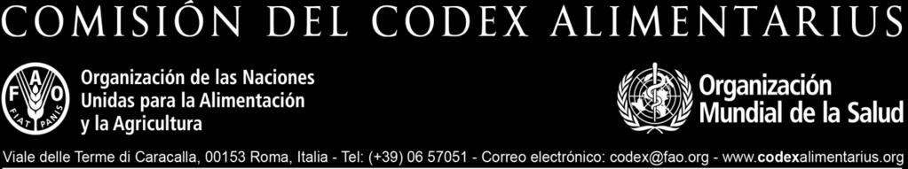 Y PRODUCTOS DERIVADOS DEL CACAO FECHA LÍMITE 25 de marzo de 2017 OBSERVACIONES Punto de Contacto del Codex en los Países Bajos Correo electrónico: info@codexalimentarius.