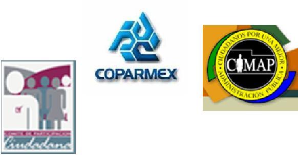 GRUPOS LOCALES: Chihuahua; Coparmex-Chihuahua, Comité Estatal de Participación Ciudadana de Chihuahua, Ciudadanos