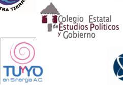 Pastoral Social, Tu y Yo A.C., Colegio Estatal de Estudios Políticos y Gobierno, Nuestra Tierra,Coparmex-Jalisco,.
