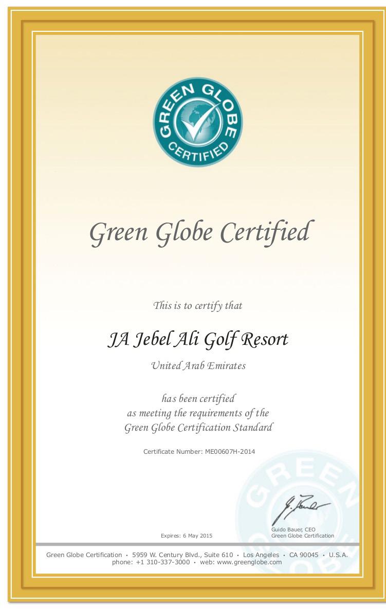 GREEN GLOBE Green Globe es un sistema de certificación sustentable desarrollado específicamente para la industria de los viajes y el turismo.