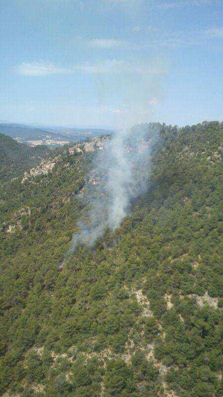 Las causas han sido variadas, destacando los incendios por rayo (especialmente en Teruel) durante el mes