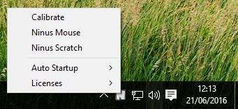 Después, haz clic a Ninus Scratch para activarlo. A partir de este momento, aparecerá el icono de Ninus Scratch en la barra de tareas de Windows. 3.