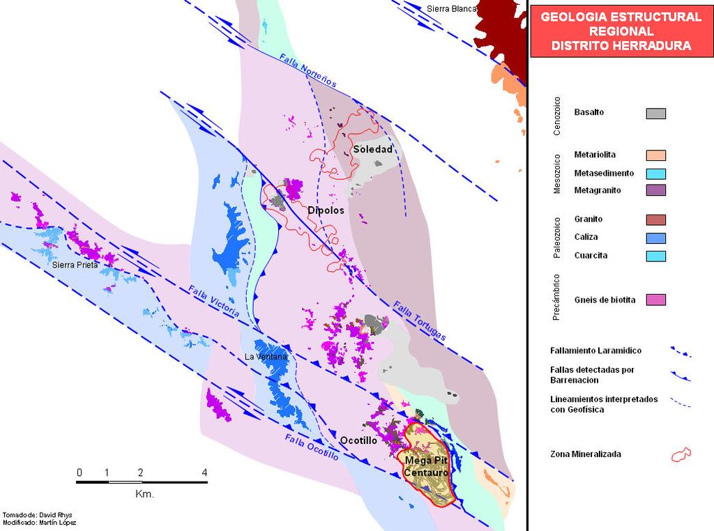 Figura 1 Localización de la mina La Herradura y
