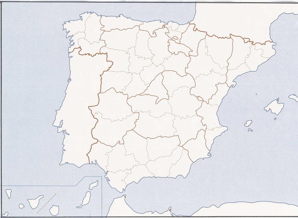 9 23. Sitúa en el mapa las provincias de España: 24.