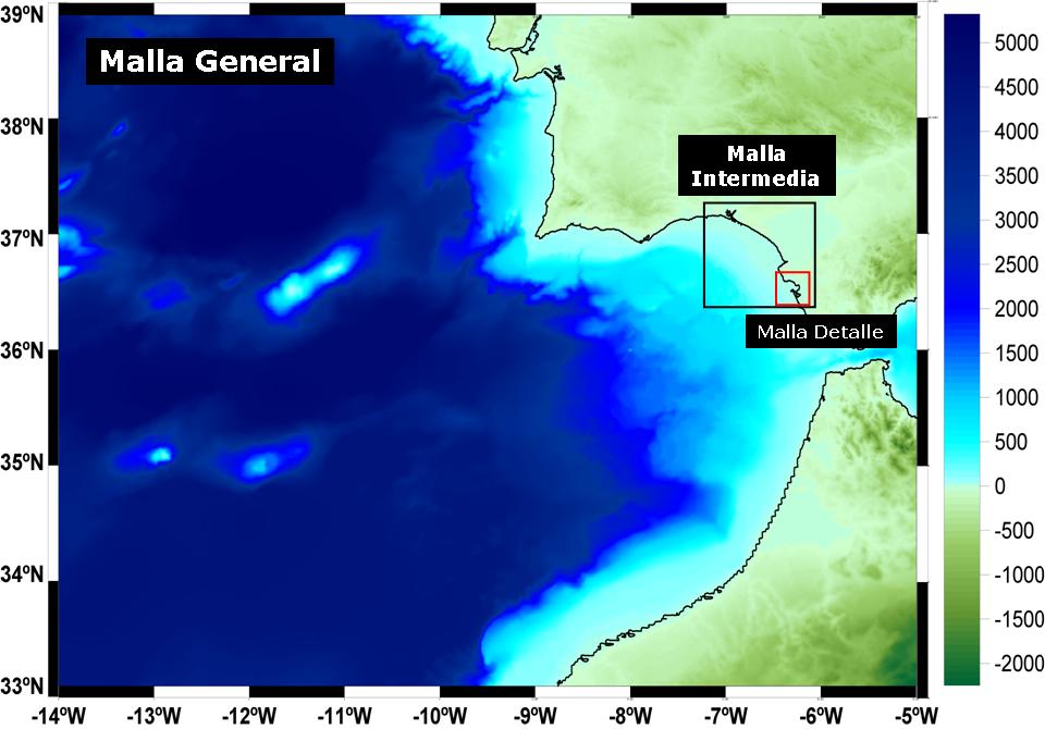 Mapas determinísticos Nacionales de Inundación n por Tsunamis Generación