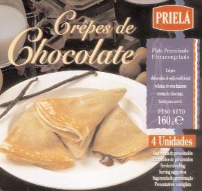 Postres Crêpes 4721 Crêpes de Chocolate 40g bandeja