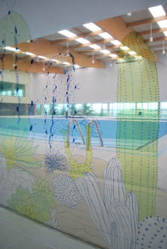 ADSJ_Asociación Deportiva San Juan Balneario y piscina cubierta Estos murales se encuentran en el espacio destinado a balneario y piscina cubierta.