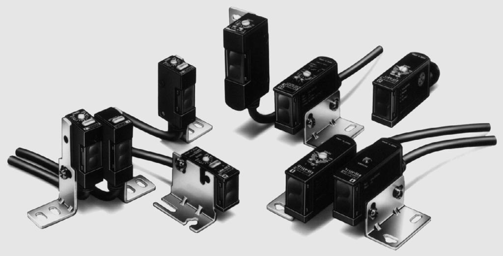 Fotocélula con amplificador incorporado Modelos disponibles Sensores de empleo general Conexiones Aspecto Método de detección Modelo con cable Distancia de detección Modos de operación Horizontal
