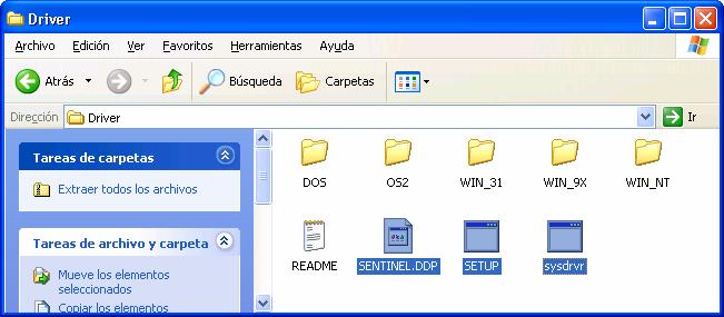 MINS-SENTINEL-1 23 Septiembre - 2004 03 / MARZO / 2006 2 2 de 13 Instalación para un Windows NT 2.