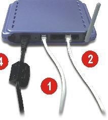 2. Instalación del Hardware 1. Conecte un cable de red RJ-45 desde el puerto Ethernet del cable Módem o DSL al puerto WAN del enrutador Powerline. 2.
