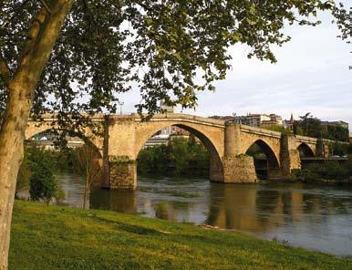 Si algo caracteriza a Ourense son sus puentes sobre el río Miño, además de su catedral de San Martín y sus famosos manantiales de aguas termales.
