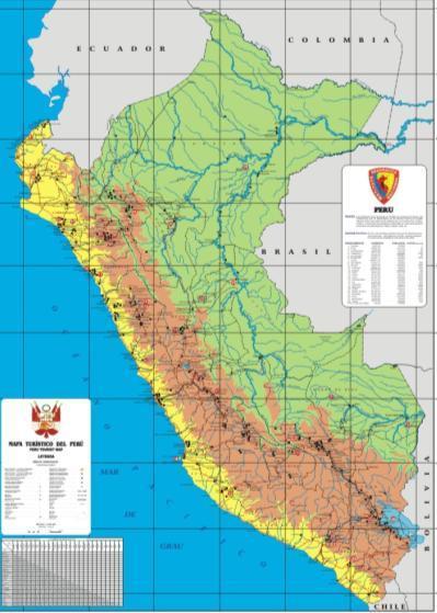 Distribución territorial del Agua en el Perú Vertiente