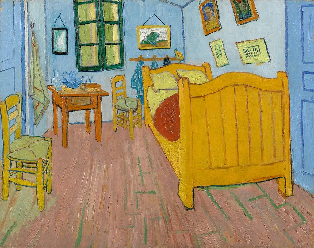 Vincent van Gogh.The Bedroom, 1888.