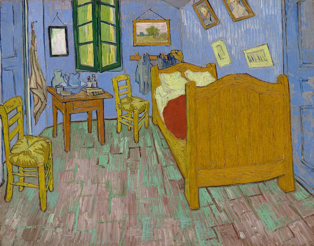 Foundation). Vincent van Gogh. The Bedroom, 1889.