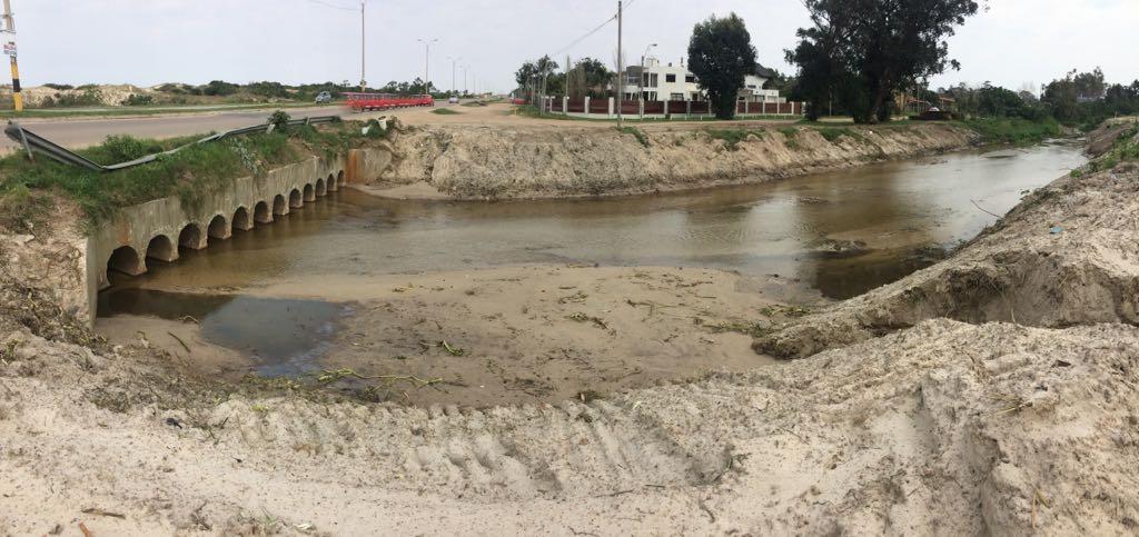 Zona B2 San José de Carrasco Tareas de limpieza del Canal Artigas