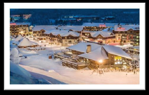 A tan sólo 20km de su alojamiento se encuentra Ruka Village Ski Resort, una de las mayores estaciones de esquí alpino de Finlandia, ubicada al noroeste de Finlandia, justo en el borde de la