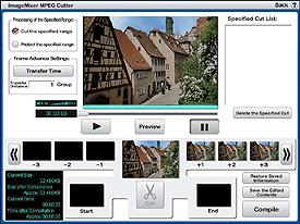 Edición de imágenes copiadas Qué se puede hacer con ImageMixer MPEG Cutter?