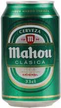 MAHOU Cerveza clásica, 330 ml BEEFEATER Ginebra, 70cl LAY S Patatas al